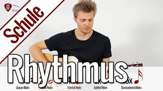 Rhythmus lernen  Gitarrenschule [upl. by Havens]