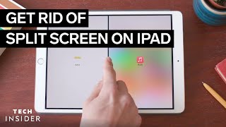 How To Get Rid Of Split Screen On iPad [upl. by Munsey794]