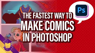 The Fastest Process for Making Comics in Photoshop [upl. by Lupita810]