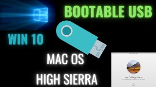 HOW TO MAKE A BOOTABLE MAC OSX HIGH SIERRA WIN 10  2023 GUIDE  READ DESCRIPTION 12 [upl. by Beshore358]