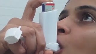 How to use Metered dose inhaler ProAir  Ventolin [upl. by Sivahc864]