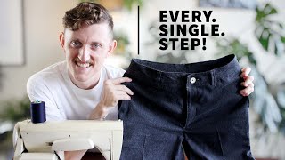 How to Sew Mens Pants [upl. by Son]