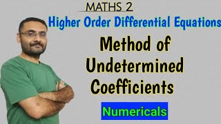 Method of Undetermined Coefficients  Problems  Examples  Higher Order Differential Equation Maths [upl. by Aisatana]