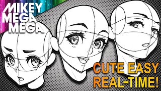 MAPPING A CUTE EASY ANIME FACE IN REAL TIME How To [upl. by Katzman146]