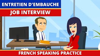 Entretien dEmbauche Francais  Job Interview Dialogue in French [upl. by Yettie]