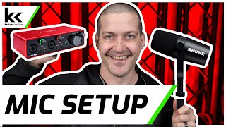 Shure MV7 amp Scarlett 2i2  Setup amp Demo [upl. by Kacey]