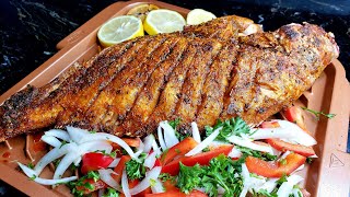 Tasty Oven Grilled Red Snapper Recipe [upl. by Alehc]