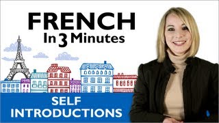 Learn French  How to Introduce Yourself in French [upl. by O'Shee]