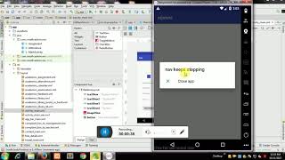 How to fix the Problem App has stopped in android studio [upl. by Alolomo424]