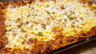 Homemade Lasagna Recipe  Easy amp Delicious  The simple way [upl. by Sheff]