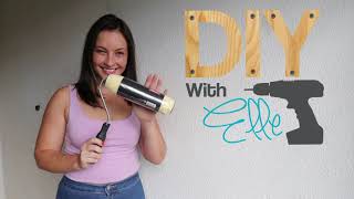 DIY with Elle  How to paint a rough wall [upl. by Benco]