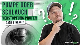 Verstopften Schlauch oder Pumpe prüfen [upl. by Bogey120]