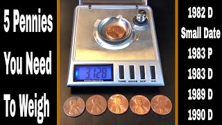 5 Modern Pennies You Need To Weigh Up  Copper or Zinc [upl. by Jacobo151]