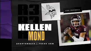 Minnesota Vikings Select QB Kellen Mond in Round 3 of the 2021 NFL Draft [upl. by Handel]