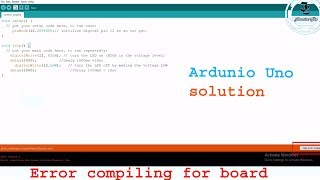 Error compiling for board ardunioGenuino Uno Ardunio Program Solution Original InventiveSky [upl. by Ilyssa693]