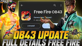 Free Fire OB43 Update Release Date And All Confirm Changes [upl. by Washburn601]