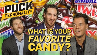 What is your favorite candy  Puck Personality  NHL [upl. by Baten]