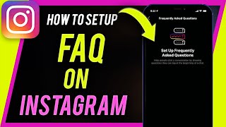 How to Setup FAQ on Instagram [upl. by Eycats110]