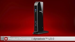 Toshiba HowTo Connecting your Toshiba Dynadock U30 docking station to your computer [upl. by Fifine]