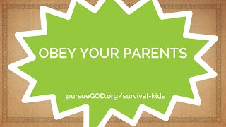 Kids Survival Tip 2  Obey your Parents [upl. by Neeleuqcaj]