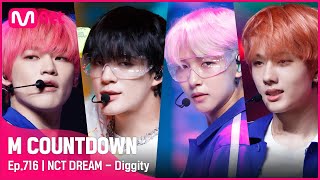 NCT DREAM  Diggity Comeback Stage  엠카운트다운 EP716  Mnet 210701 방송 [upl. by Arabeila]