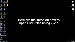 SUPPORTrix  How To Open DMG Files in Windows Using 7 Zip [upl. by Meng979]