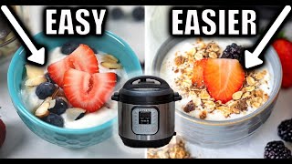 Instant Pot Yogurt 2 Ways EVERYTHING YOU NEED TO KNOW [upl. by Azarria]