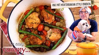 One Pot Mediterranean Chicken Recipe Dutch Oven [upl. by Carlyle137]