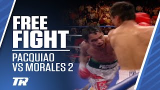 REVENGE  FREE FIGHT  Manny Pacquiao vs Erik Morales 2 [upl. by Nomzzaj]