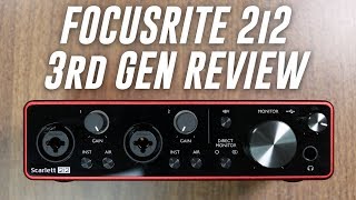 Focusrite Scarlett 2i2 3rd Gen USB Audio Interface Review  Explained [upl. by Jaime]