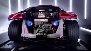 Audi R8 V10  Engine Acceleration Dyno 2014 [upl. by Sirkin]