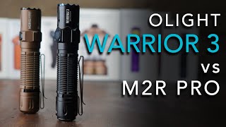 NO GAW Olight Warrior 3 vs M2R Pro [upl. by Meece623]