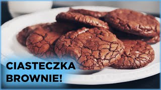 Przepis na czekoladowe CIASTECZKA BROWNIE  Sugarlady [upl. by Burget]