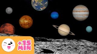 The SOLAR SYSTEM for kids  From planet to planet  Compilation [upl. by Clyte]