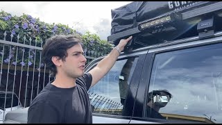 Review on Front Runner Slimline II Roof Rack amp Accessories [upl. by Jorie]