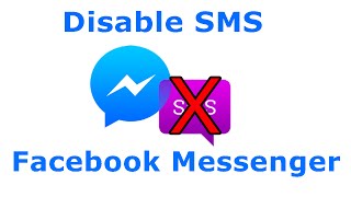 How to DisableTurn Off SMS on Facebook Messenger [upl. by Ignatzia]