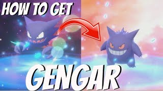 HOW TO GET GENGAR POKEMON LETS GO PIKACHU AND EEVEE HOW TO EVOLVE HAUNTER [upl. by Aillil]