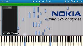 NOKIA LUMIA RINGTONES IN SYNTHESIA [upl. by Ruyle]