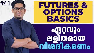 What is Futures amp Options Basics of Derivatives Market Explained  Stock Market Malayalam Ep 41 [upl. by Kerk69]