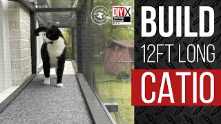 How to Built Window Catio for Your Cats  DIY HOWTO [upl. by Nirb405]