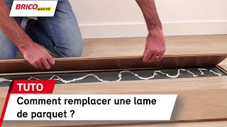 Comment remplacer une lame de parquet   Bricomarché [upl. by Muhcan]