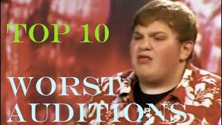 Top 10 Worst American Idol Auditions [upl. by Pippa]