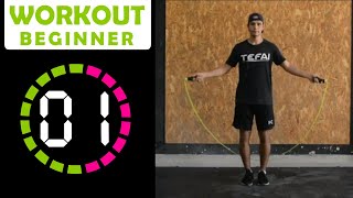 20 MINUTOS SALTANDO LA CUERDA  JUMP ROPE PRINCIPIANTE  WORKOUT 1 [upl. by Leuneb842]