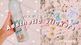 How to make aesthetic stickers [upl. by Baylor]