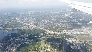 Orlando Florida  Landing at Orlando International Airport 2019 [upl. by Sclar]