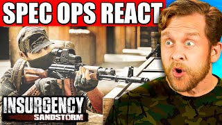 Spec Ops REACT to Insurgency Sandstorm  Experts React [upl. by Osicnarf]