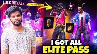 😭 Rip 20000 Diamond 💥 I Got All Elite pass 💥 V Badge Finally 1st amp 2nd Elite Pass Return  FreeFire [upl. by Enisaj]