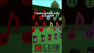 I made golden hour in babft roblox robloxshorts goldenhour buildaboat buildaboatfortreasure [upl. by Wichman430]