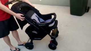 How to fold a pram  stroller  Childcare Discovery XLR Stroller [upl. by Callas987]