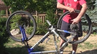 How To Remove The Rear Wheel of a Bicycle [upl. by Enneirdna310]